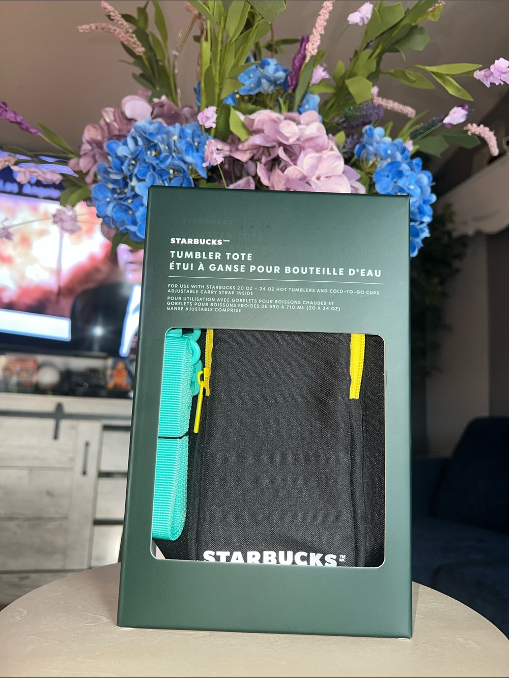 👜Starbucks Tumbler Tote – Adjustable Strap Carrier – BNIB👜